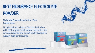 Best Endurance Electrolyte Powder
