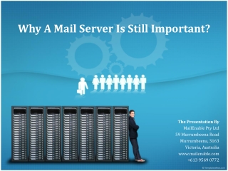 Why A Mail Server Is Still Important?