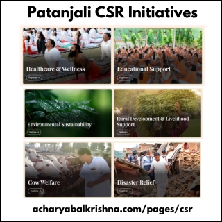 Patanjali CSR Initiatives - Empowering Communities & Social Development