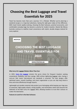 Carry-On Luggage