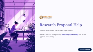 Research Proposal Help: A Complete Guide for University Students