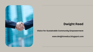 Leading Beyond the Pulpit: Bishop Dwight Reed and Community Growth