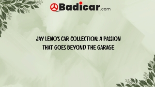 Jay Leno’s Car Collection: Inside His Legendary Garage of Rare Cars