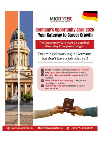Germany’s Opportunity Card 2025 Your Gateway to Career Growth