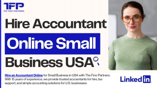 Hire an Accountant Online in USA by The Fino Partners