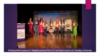 Distinguished Lecture on “Neighbourhood First 2.0” and Book Launch at Chanakya University, chanakyauniversity.edu.in,