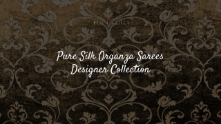 Pure Silk Organza Sarees Designer Collections 2026-27 at Rajsilkvilla