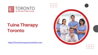 Tuina Therapy Toronto - torontoacupunctureclinic.com
