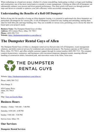 Optimizing Performance: A Checklist for Your Next Project Utilizing an Allen Rol