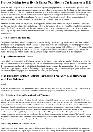 DriveScore Free App Worth Using Before Buying Insurance