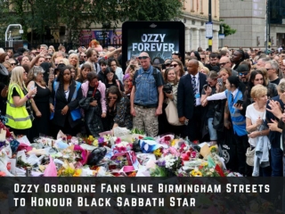 Ozzy Osbourne Fans Line Birmingham Streets to Honour Black Sabbath Star
