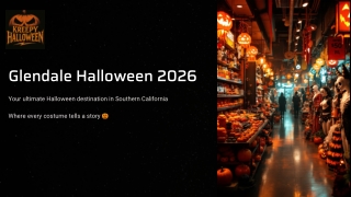 Halloween 2026 Tricks, Treats & Timeless Thrills