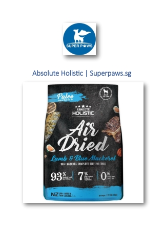 Absolute Holistic | Superpaws.sg