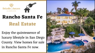 The Lakes Rancho Santa Fe Real Estate – Brizolis Janzen & Associates