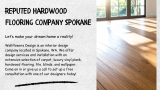 Reputed Hardwood Flooring Company Spokane