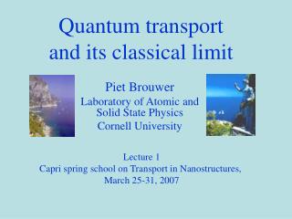 Quantum transport and its classical limit