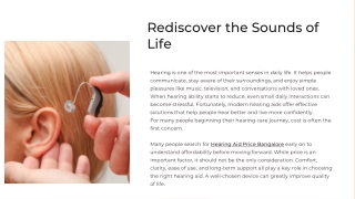 A Practical Overview of Effective Hearing Aid Options