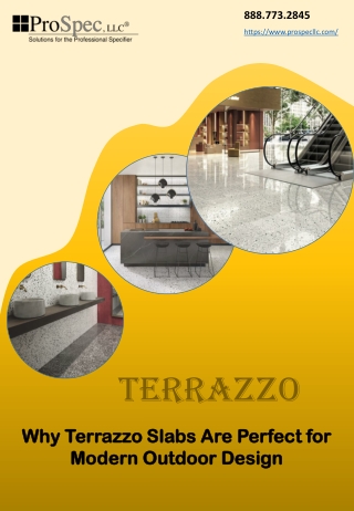 Why Terrazzo Slabs Are Perfect for Modern Outdoor Design