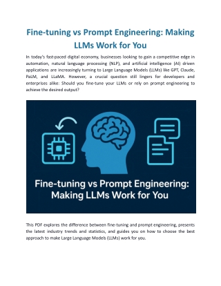 Fine-tuning vs Prompt Engineering: Making LLMs Work for You