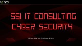 Best Cybersecurity Consulting Firms in Switzerland The SSI IT Approach