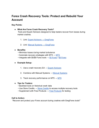 Forex Crash Recovery Tools_ Protect and Rebuild Your Account