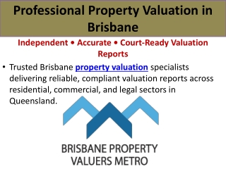 Property Valuation Brisbane | Independent Valuers QLD