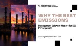 Why the Best Emissions Management Software Matters for ESG Performance