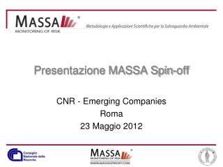 Presentazione MASSA Spin-off