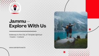 Explore Jammu with Us – Top Attractions & Travel Guide