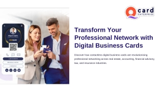 Transform Your Professional Network with Digital Business Cards