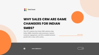 Why Sales CRM are Game Changers for Indian SMBs?