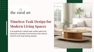 Why This Teak Table Is Taking Over Living Rooms!