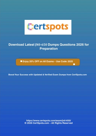 Juniper JNCIP-ENT JN0-650 Dumps Questions For Best Preparation