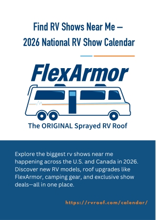 Discover FlexArmor at RV Shows Near Me (Dec 25)