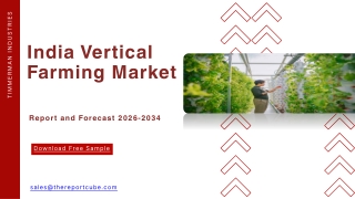 India Vertical Farming Market Latest Industry Trends: Revenue, Price, Sales 2034