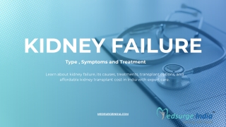 Kidney Transplant Cost In India