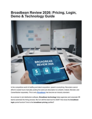 Broadbean Review 2026_ Pricing, Login, Demo & Technology Guide