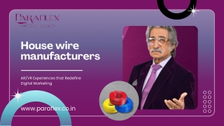 House Wire Manufacturers for Safe and Durable Home Wiring