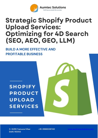Shopify Product Upload Services: SEO, AI & Conversion-Ready Data60
