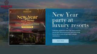 Christmas and New Year holiday packages at Anantum Gateway Resorts