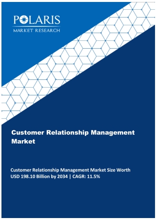 Customer Relationship Management Market