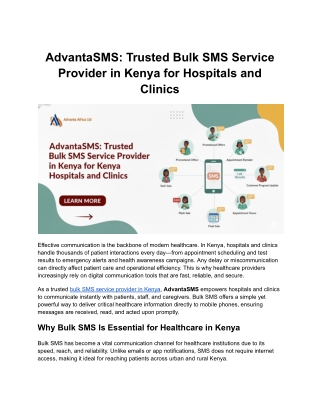 AdvantaSMS_ Trusted Bulk SMS Service Provider in Kenya for Hospitals and Clinics