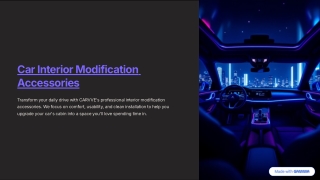 Professional Car Modification Services by Carvve