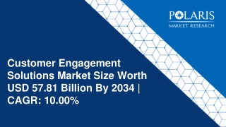 Customer Engagement Solutions Market