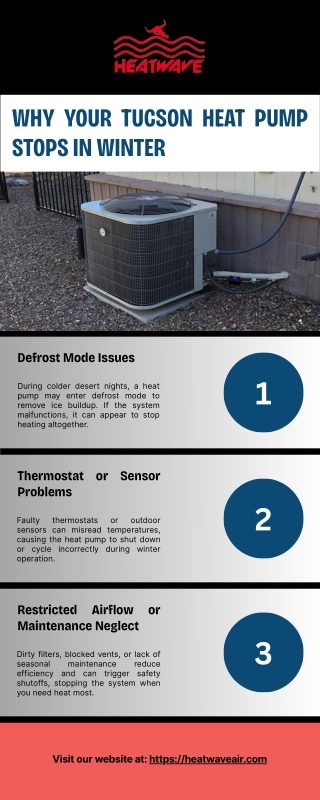 Why Your Tucson Heat Pump Stops in Winter