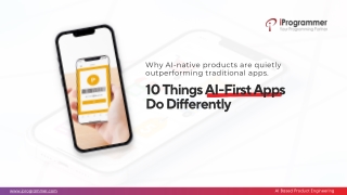 10 Things AI-First Apps Do Differently