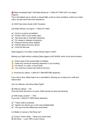 Delta Airlines Same-Day Flight Change & Missed Flight ( US 2025 Guide)