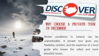 Why Choose a Private Tour in December