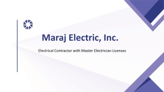 Maraj Electric, Inc. - Powered by Experience. Defined by Reliability.