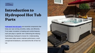 Hydropool Hot Tub Parts A Simple Guide to Maintenance and Replacement